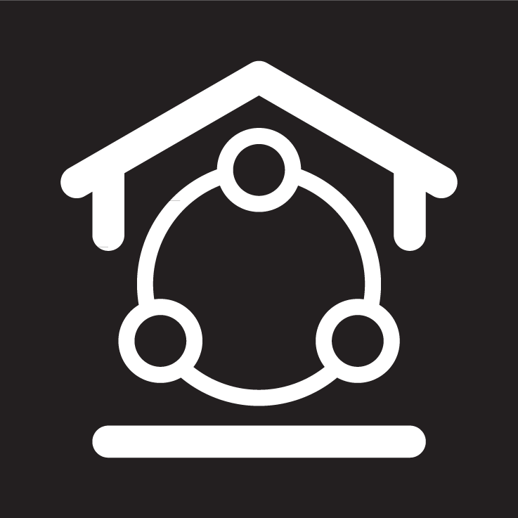 Логотип на черном фоне